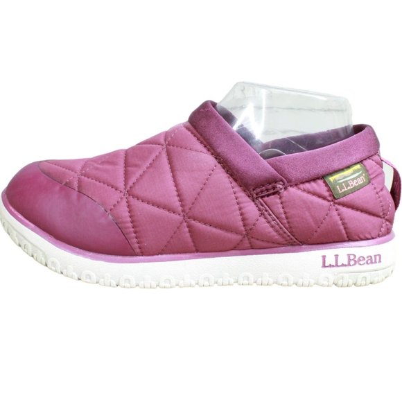 L.L.Bean | Shoes | Ll Bean Ultralight Primaloft Slipons Pink Quilted ...